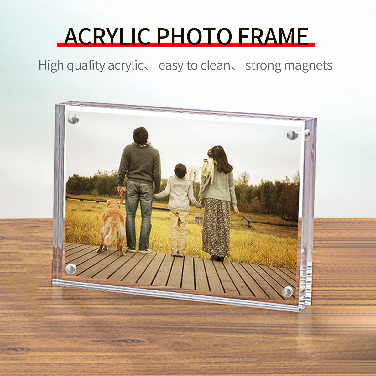 Amazon.com - Sezanrpt Acrylic Picture Frames 2.5x3.5 inches, Clear